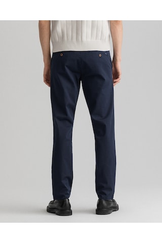 Gant Hallden Erkek Lacivert Slim Fit Pantolon DÜZ 1500038.410 Lacivert