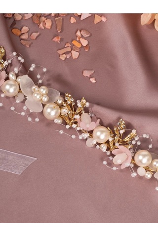 Bıjuteks Saç Tacı Düğün 454409606 Pembe