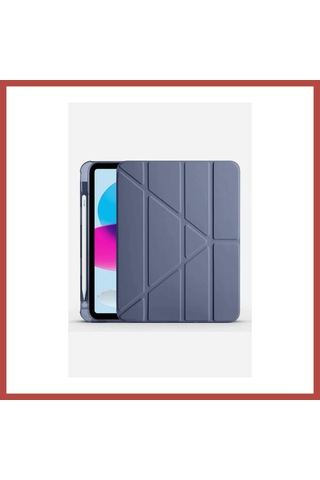 Erdo Ticaret İpad 2025 10.9 10.nesil A16 Kılıf Kalemlikli Mars Tablet Kılıfı - Lavender Erdotıca