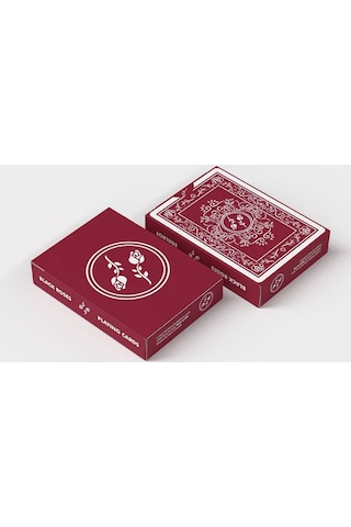 Bicycle Black Roses Edelrot Marked Premium İşaretli Oyun Kağıdı Limited Edition İskambil Kartları