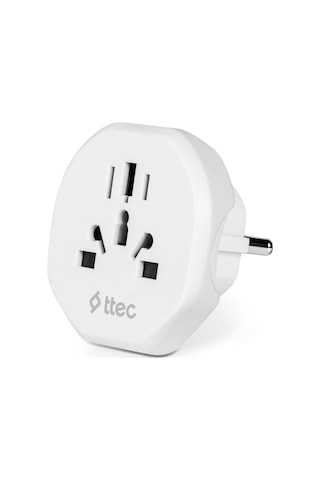 Ttec 2SA01 Dönüştürücü Seyahat Adaptörü Beyaz
