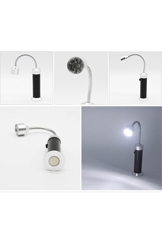 Kosona Siyah 2'li Paketli Manyetik Esnek Bakır Borulu 9 Led Işık: Tamir, Barbekü Ve Acil Durum Aydınlatması Çok Renkli