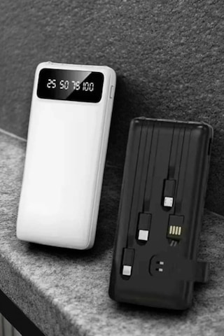 Powerbank 20.000 Mah Lcd Ekran Usb Lightning Type-c Uyumlu Apple Uyumlu iOS Ve Android Çok Renkli 65242235