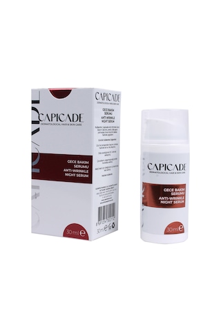 Capicade Wrinkle Karşıtı Gece Bakım Serumu 30 ML