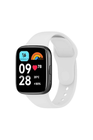 Sneezy Xiaomi Redmi Watch 3 Active Uyumlu Purelux Soft Silikon Kordon