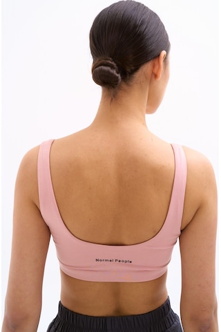 Normal People Alea - Spor Bra Softflow Kumaş Lila