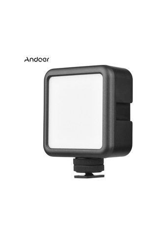 Andoer N69 Rgb Taşınabilir Fotoğrafçılık Led Video Işığı Siyah Siyah