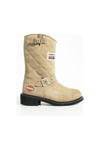 Harley Davidson Laconia Crosta Süet Kadın Çizme 025g100071-bej Bej