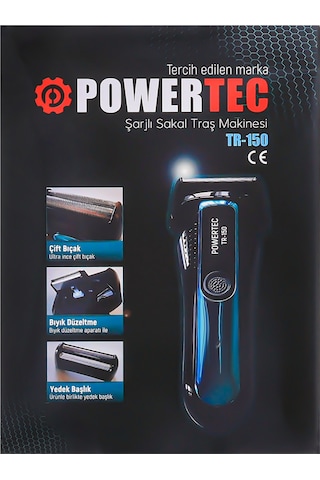 Powertec TR-150 Günlük Tıraş Makinesi