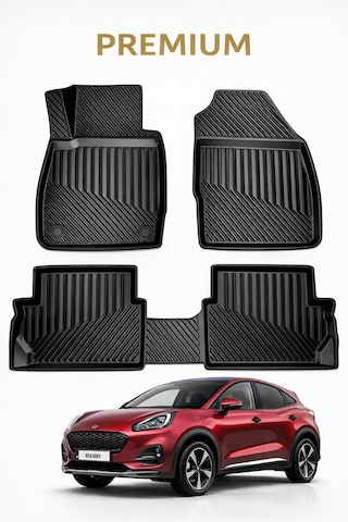 Ford Puma 2019+ Uyumlu 3d Oto Paspas Premium