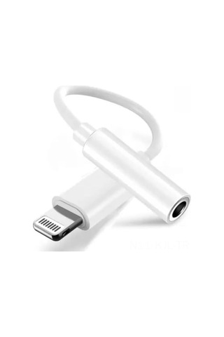 Gajeena İphone Uyumlu İçin Beyaz 3.5mm Kulaklık Çevirici, Lightning Bağlantısı İle Müzik Dinleme Adaptörü