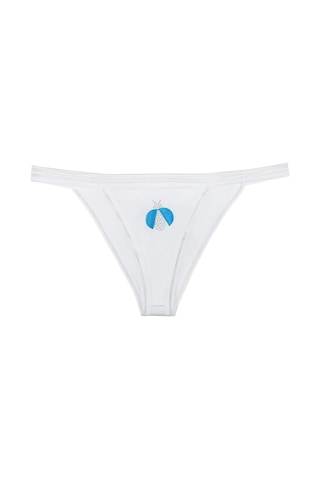 Sensu Kadın Pamuklu Taş Baskılı 5'li Slip Külot Set - Kts3043 Karışık