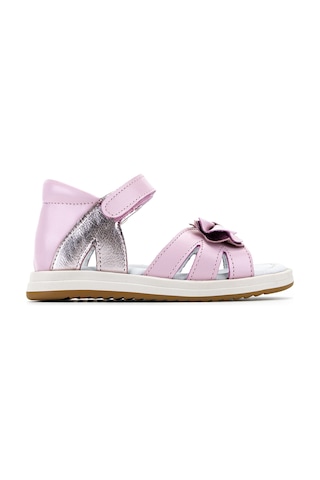 Tamer Tanca Çocuk Hakiki Deri Pembe Düz Sandalet 406 4771 Sndlt 21-25 Y26 Pembe