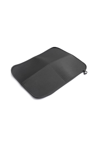 Mashotrend Bulaşık Kurutma Örtüsü Gri Tezgah Üstü Bulaşık Matı -