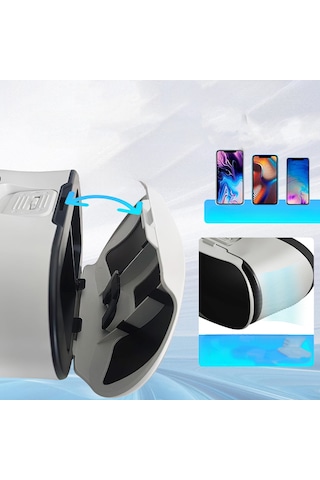 Microcase Vrpark V10 3D Sanal Gerçeklik Gözlüğü + VR Bluetooth Kumanda