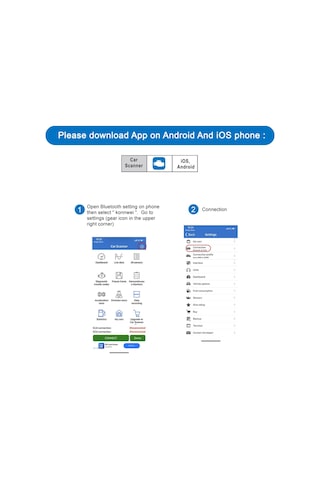 Konnweı Kw902 Mini Bt 4.0 Kablosuz Obd-II Araba Otomatik Teşhis Tarama Dedektörü Test Cihazı Tarayıcı