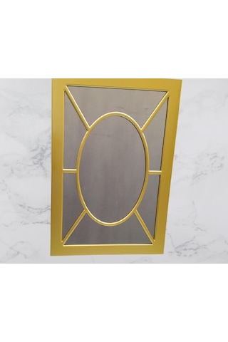 AYNA-Dresuar MOTİFLİ MODEL Parlak Gold Renk  Kayın torna İtinalı paket kargo Ahşap El Yapım Gold