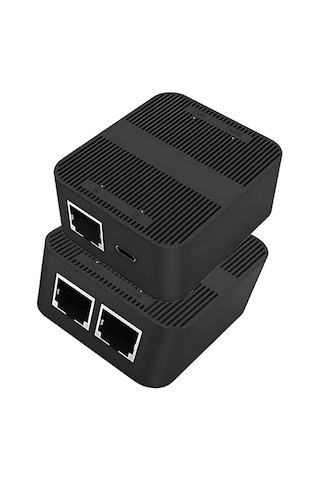 Rj45 Ethernet Splitter 1 Giriş 2 Çıkış Gigabit 100mbps Çoklayıcı