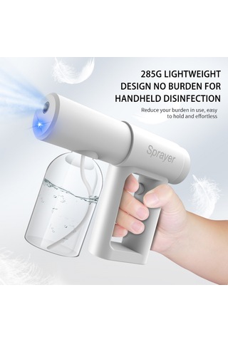 Tenfowee Siyah Kablosuz Usb Şarjlı Nano Buhar Atomizörü - Ev, Ofis, Bahçe İçin Hızlı Ve Düzenli Buhar Dağıtımı