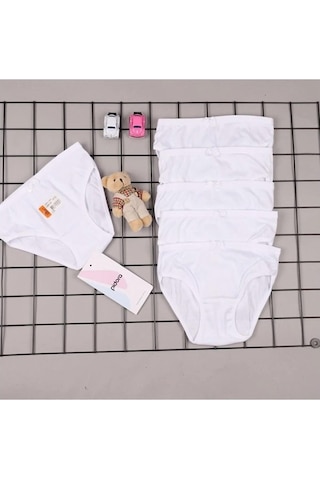 Ilke Kız Çocuk Biyeli Bikini Külot 326 - 6 Adet