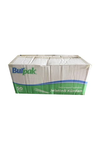 Burpak Poşetli Jelatinli Ahşap Kürdan 50 x 400'lü