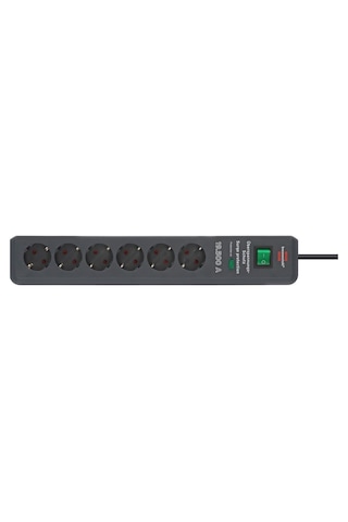 Brennenstuhl Secure-Tec 19.500 Amper 6 Soketli 2 Metre Akım Korumalı Priz - 1159540366