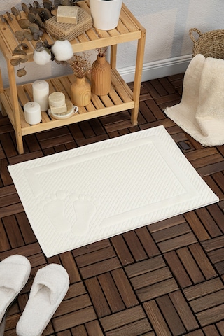 Leoline %100 Pamuk Premium Ayak Havlusu - Krem