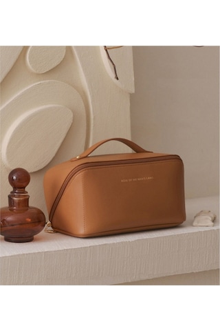 None Taşınabilir Seyahat Makyaj Çantası