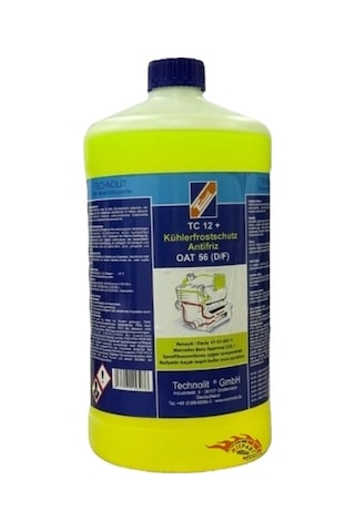 Technolit Oat Sarı Antifriz 3lt -56 Derece Renkli Technolit Oat Sarı Antifriz 3lt -56 Derece Renkli