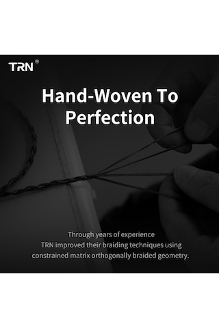 Willowhaven Trn T2 Kulaklık Yükseltme Kablosu 16 Çekirdek Gümüş Kaplı Bakır 0.78mm 2pin Siyah Trn T2