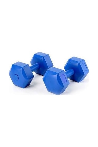 Dambıl 5 KG Plastik Dambıl Set Çiftli 5+5 KG