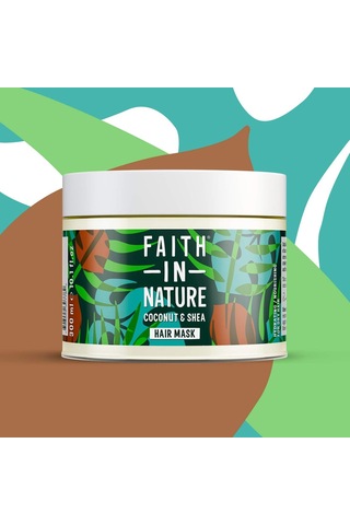%99 Doğal Nemlendirici & Besleyici Saç Bakım Maskesi Kuru Saç Tipleri İçin Hindistan Cevizi & Shea Yağı, 300 Ml