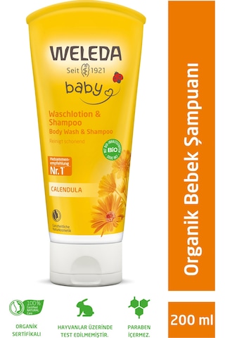 Weleda Calendula Organik Saç Ve Vücut Şampuanı 200 ML