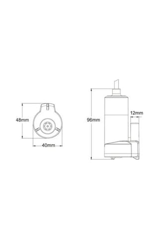 Sealux Marine Mini Karavan & Livar Depo Pompası 12lt/dk 12v