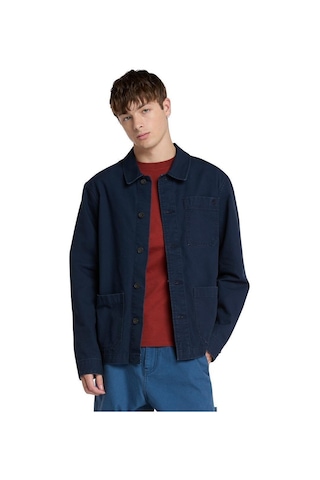 Timberland Kempshire Washed Canvas Chore Erkek Ceket Lacivert Lacivert