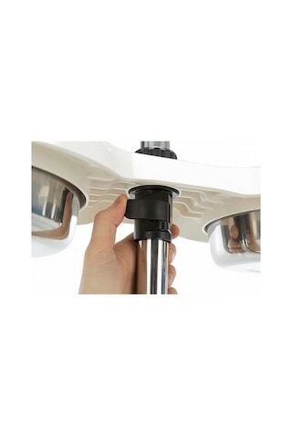 Trixie Paslanmaz Çelik Melamin Ayaklı Köpek Mama ve Su Kabı 2 x 1600 ML 21 CM