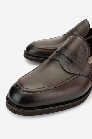 Valmenti Erkek Hakiki Deri Kahverengi Loafer Ayakkabı 722 21816 Erk Ayk Sk24-25 Kahve Kahverengi