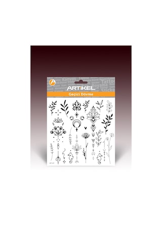 Botanik -2 Geçici Dövme,geçici Tattoo ,vücut Dövme,kol Bilek Dövme,boyun Dövme,sırt Dövme