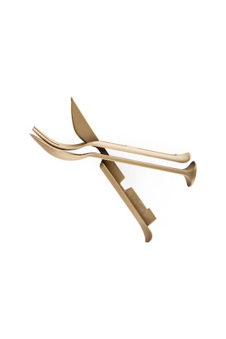 Evolite Combo 3 İn 1 Çatal Kaşık Set Bej