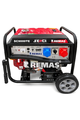 Senci Sc 9000 Te Dual 9 Kva Monofaze - Trifaze Benzinli Jeneratör