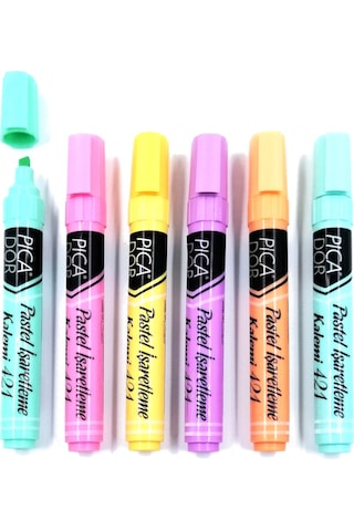 Picador Pastel Işaretleme Kalemi 6 Renk