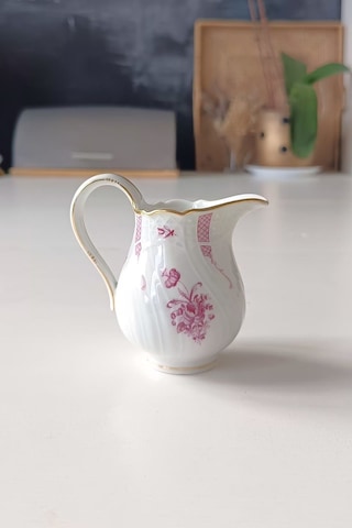 Hutschenreuther Dresden Tarzı Vintage Sütlük Çok Renkli