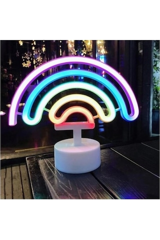 Dodes Gökkuşağı Neon Led Lamba Çok Renk