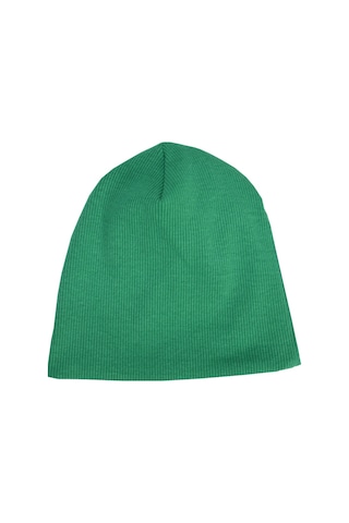 Luess Çocuk Unisex Fitilli Kışlık Bere Nefti Yeşil