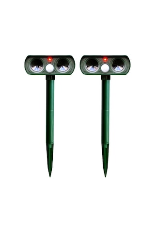 Cbtx Pır Işık Sensörlü Güçlü Ultrasonik Güneş Enerjili Hayvan Kovucu 2 Adet