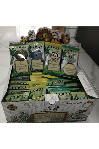 Cocofresh Islak Mendil 36 Adet - 1 Kutu - Renkli Cep Mendil