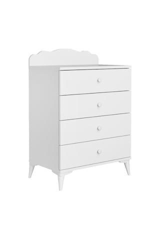 Baby Darling Sansa Şifonyer Beyaz Mdf