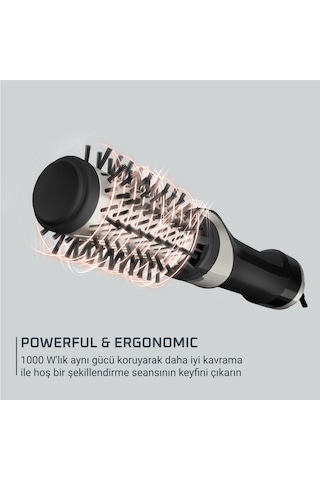 Rowenta Brush Activ 1000 W Saç Kurutma Fırçası Siyah