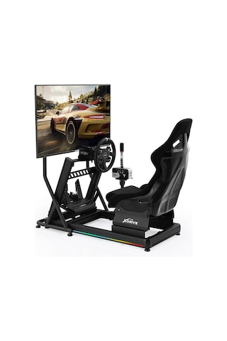 Xdrive Rgb Alüminyum Yarış Simülatörü Kokpiti Ve F1 Koltuğu Bs01