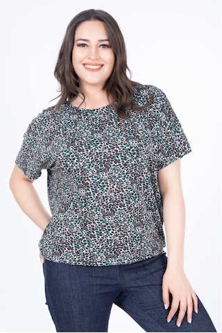 Düşük Kol Rahat Tişört (532254277)